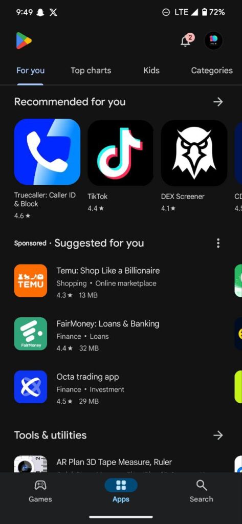 how to change your region on Google Play Store