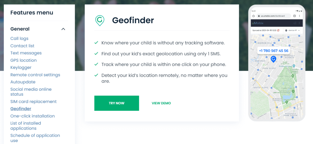 how to know where your child is with Geofinder