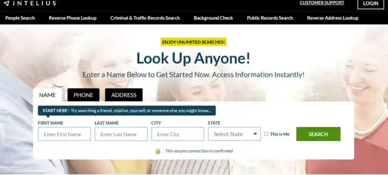 reverse phone number lookup with Intelius