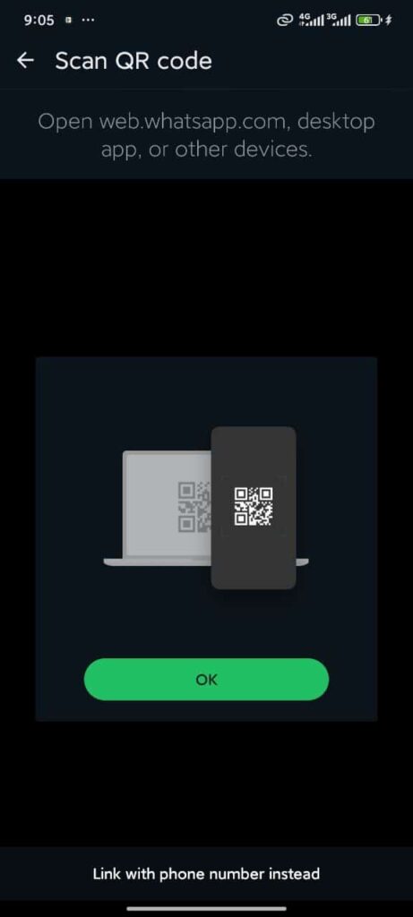 Linked devices on WhatsApp
