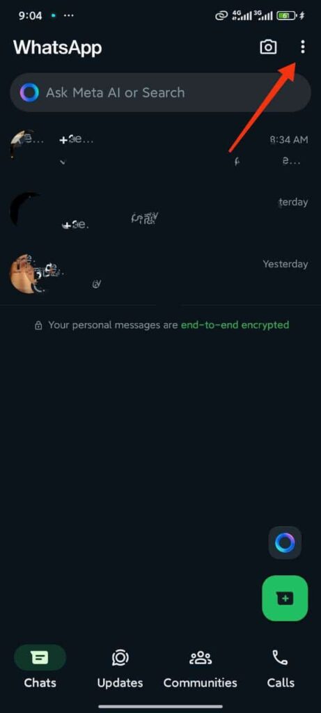 enable WhatsApp parental control monitoring
