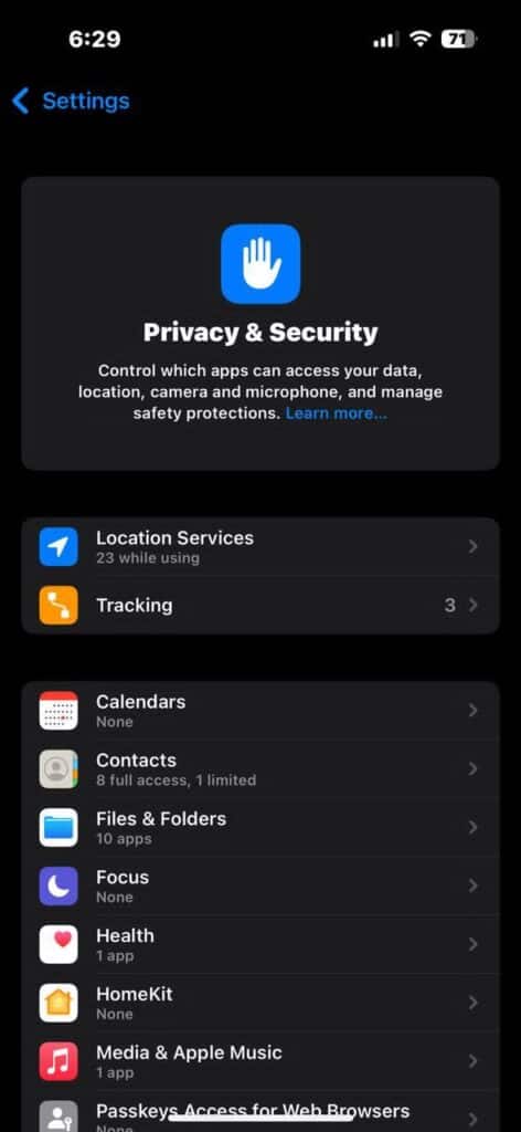 remove location data